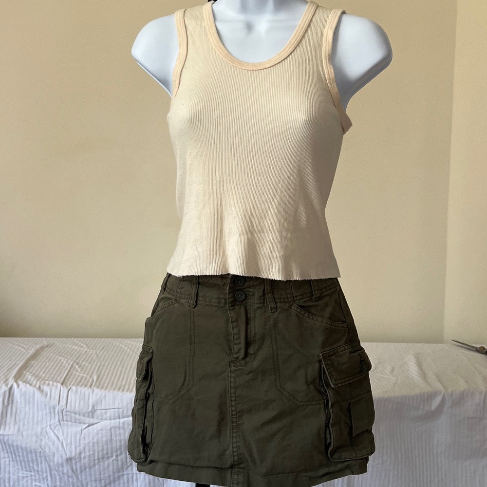 Women's Rib Tank Top - Lemon - Picture 4 of 5
